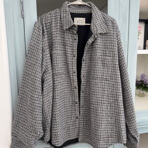 Standard Issue Black and Gray Plaid Jacket